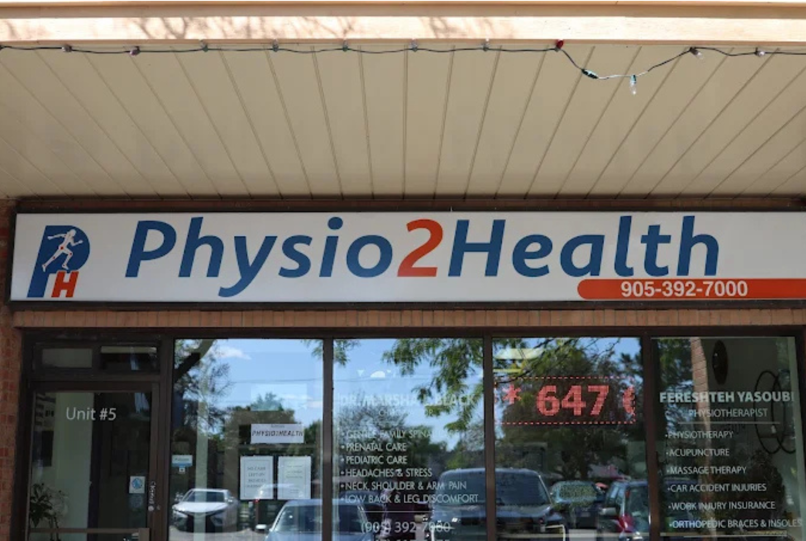 Inside Physio2Health Richmond Hill