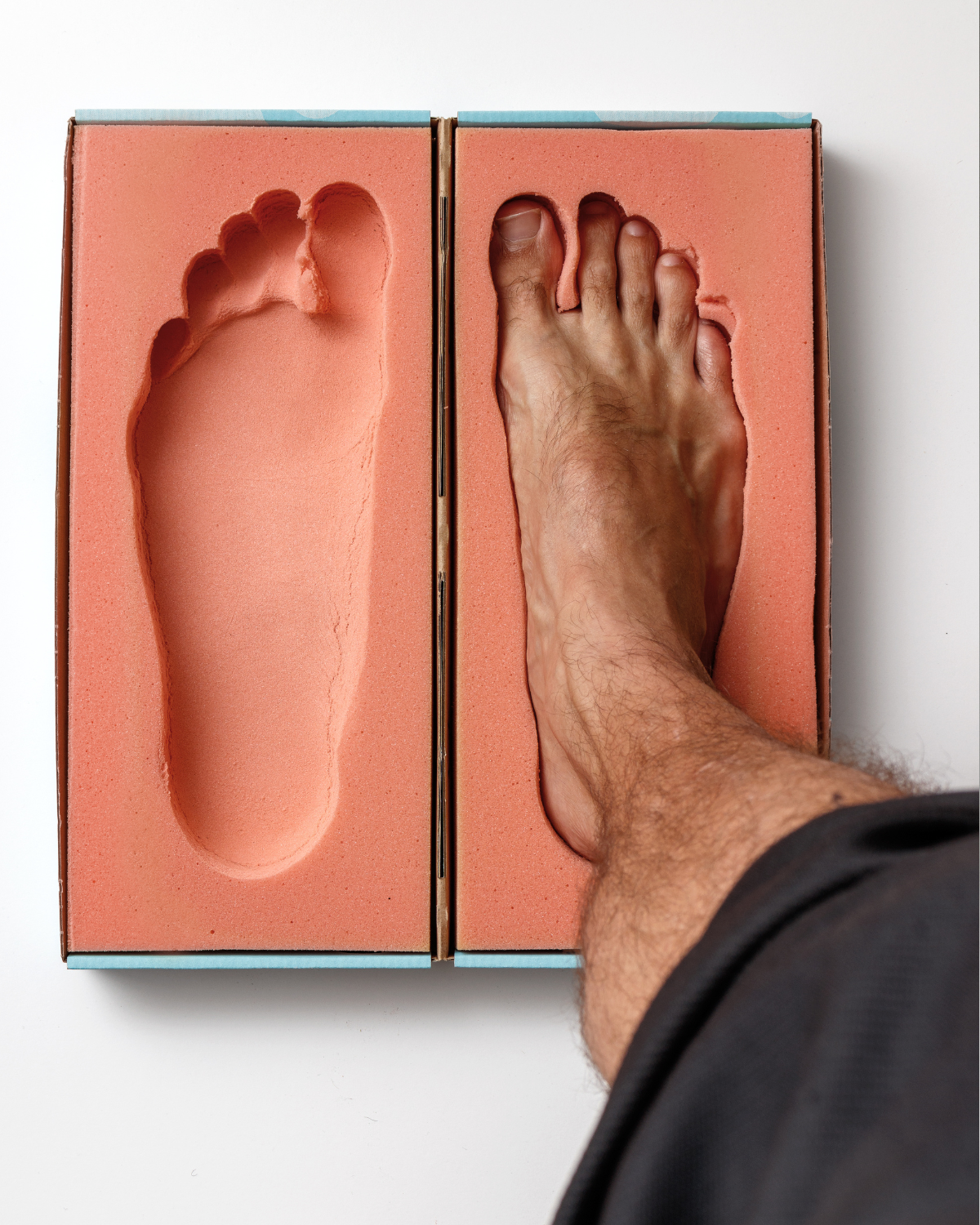 Custom orthotics fitting